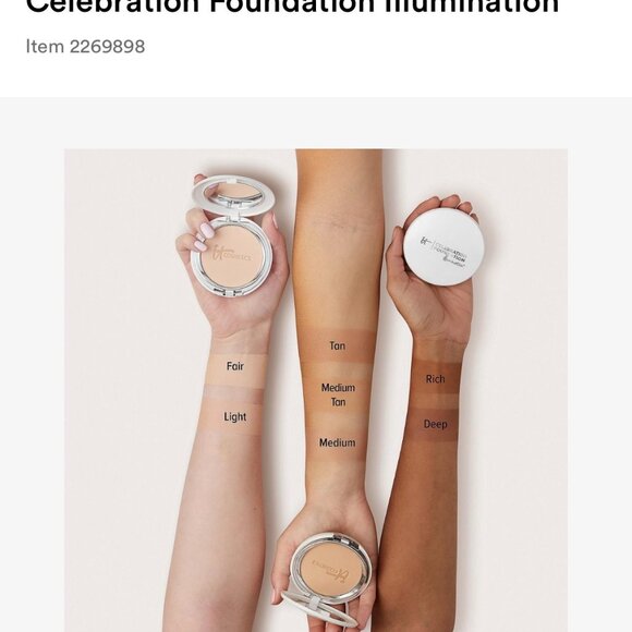 New: Two Celebration Foundation Illumination Foundation Compacts,  Light - Picture 5 of 5
